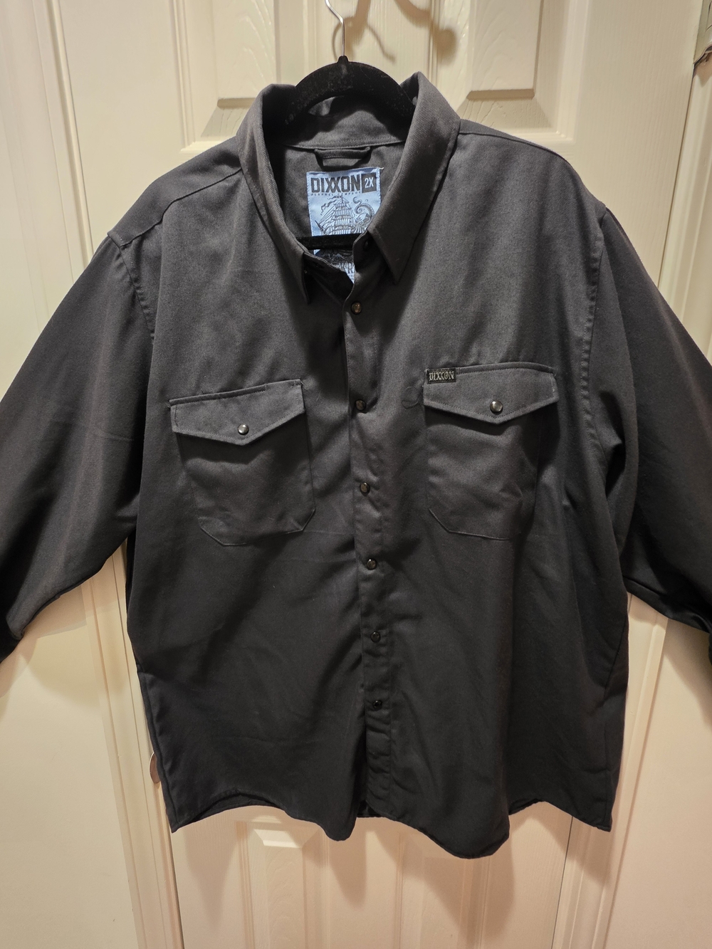 Dixxon " The Kraken" Black Button-Up Work Shirt